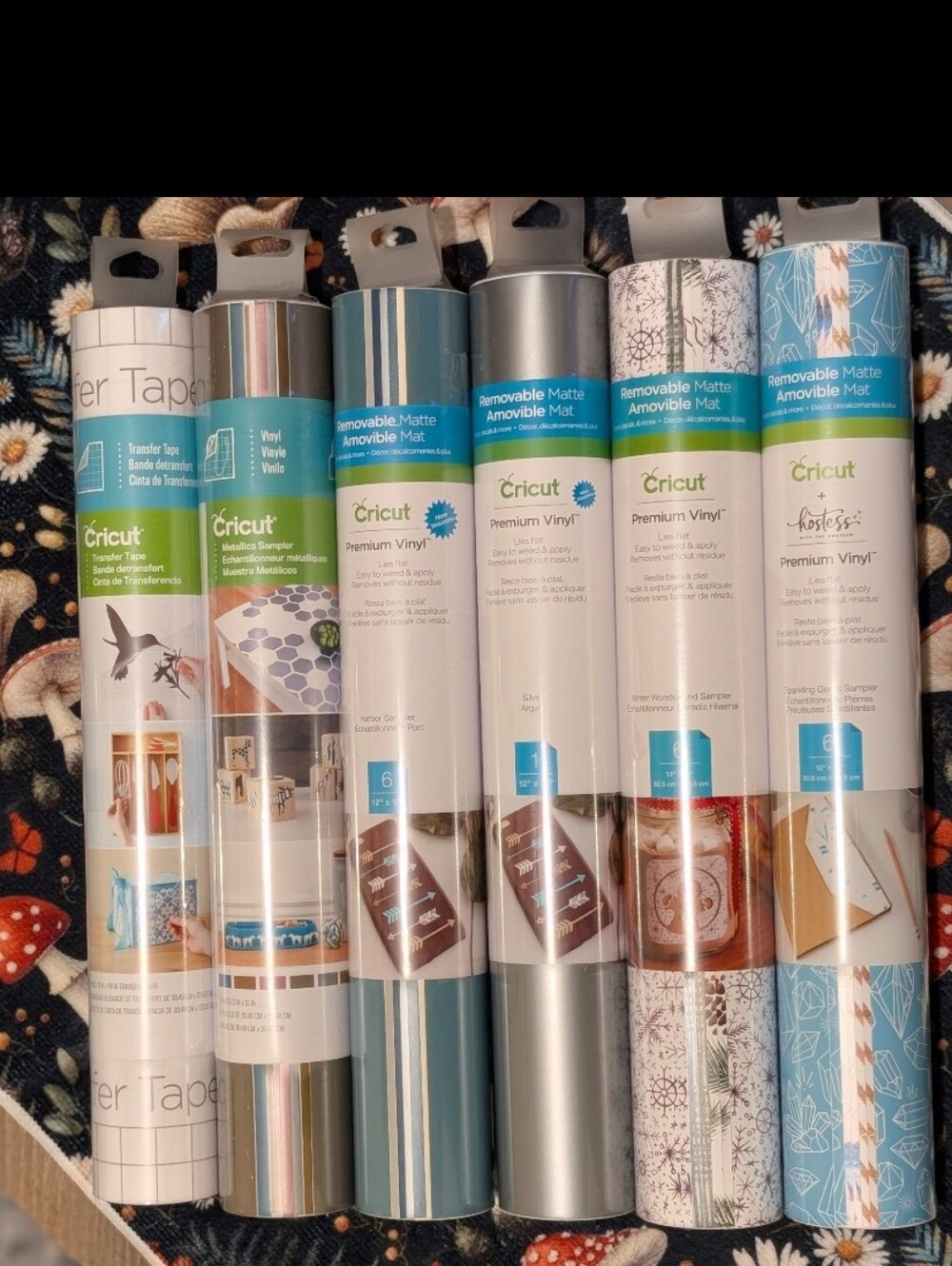 🆕 Cricut Bundle Of Premium Removable Assorted Vinyl Rolls